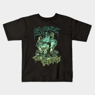 EXPLORE THE WEIRD-color Kids T-Shirt